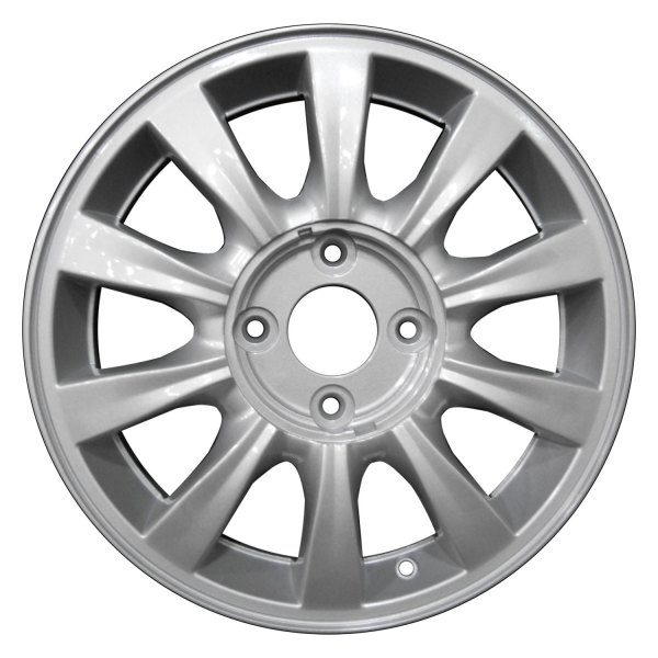 Perfection Wheel® - 16 x 6 10 I-Spoke Medium Sparkle Silver Full Face Alloy Factory Wheel (Refinished)