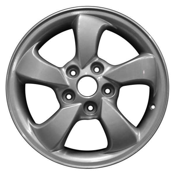 Perfection Wheel® - 16 x 6.5 5 Spiral-Spoke Bright Sparkle Silver Full Face Alloy Factory Wheel (Refinished)