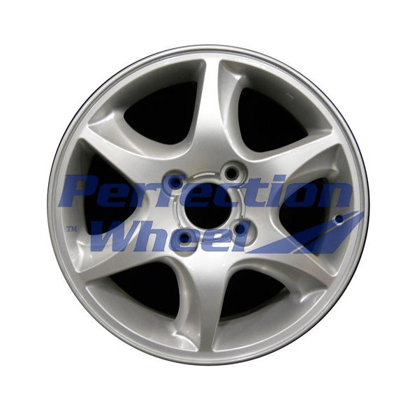 Perfection Wheel® - 16 x 6 6 Turbine-Spoke Bright Metallic Silver Full Face Alloy Factory Wheel (Refinished)