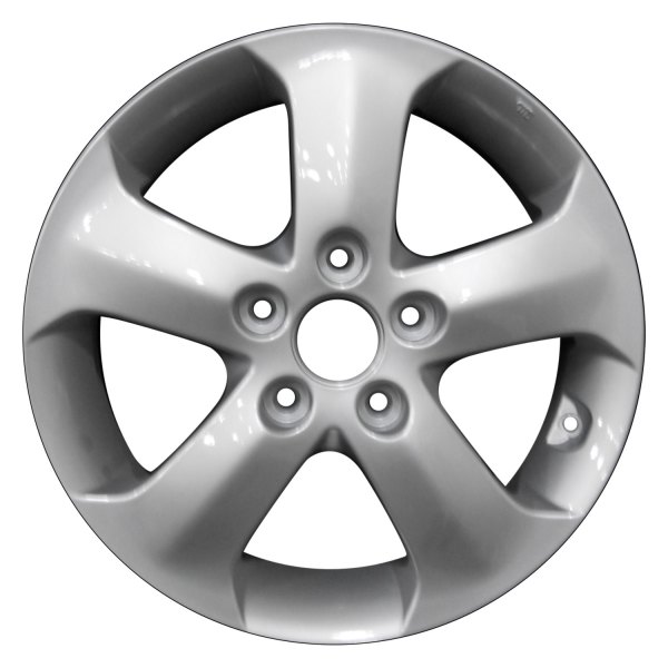 Perfection Wheel® - 16 x 6 5-Spoke Bright Medium Silver Full Face Alloy Factory Wheel (Refinished)