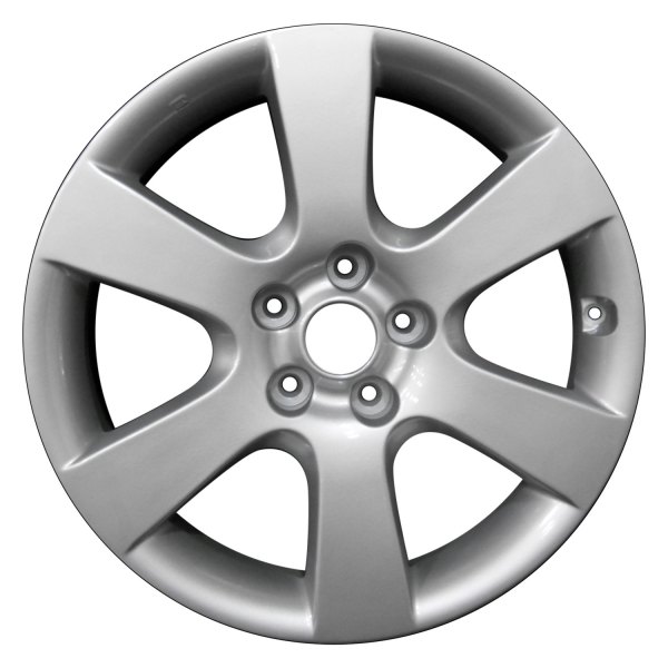 Perfection Wheel® - 18 x 7 6 I-Spoke Bright Fine Silver Full Face Alloy Factory Wheel (Refinished)