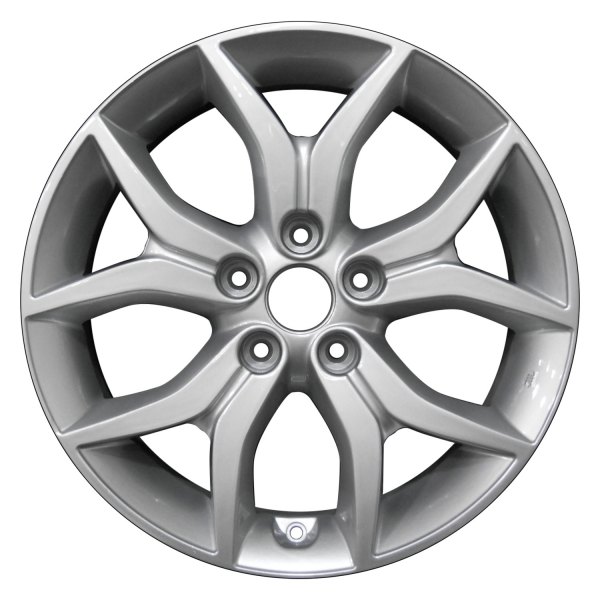 Perfection Wheel® - 17 x 7 5 Y-Spoke Bright Medium Silver Full Face Alloy Factory Wheel (Refinished)