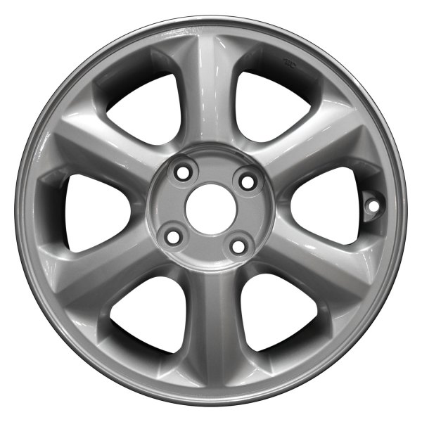 Perfection Wheel® - 15 x 5.5 6 I-Spoke Fine Bright Silver Full Face Alloy Factory Wheel (Refinished)