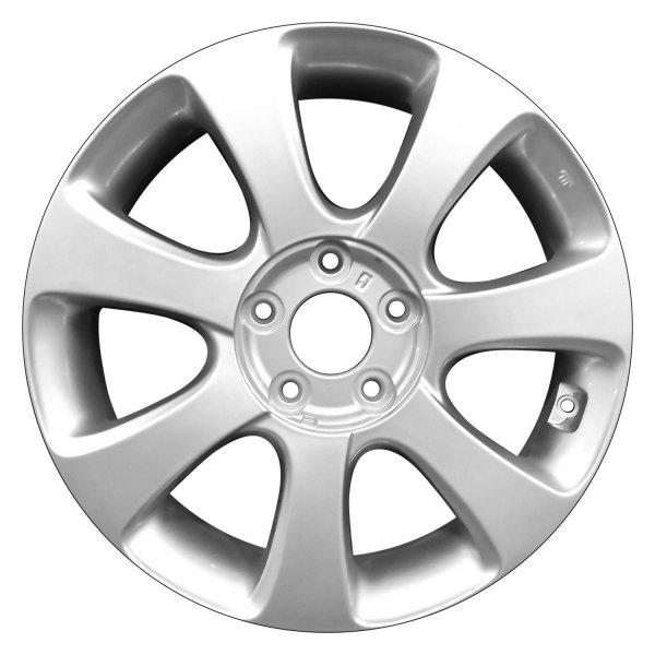 Perfection Wheel® - 17 x 7 7 I-Spoke Fine Bright Silver Full Face Alloy Factory Wheel (Refinished)