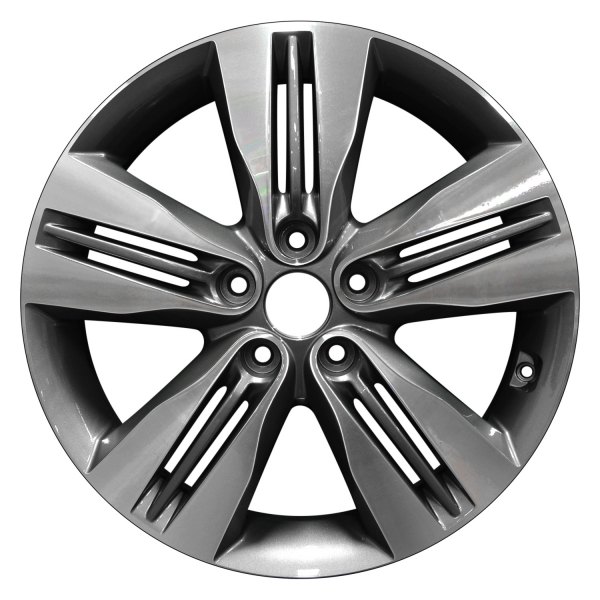 Perfection Wheel® - 18 x 6.5 Triple 5-Spoke Medium Charcoal Machined Alloy Factory Wheel (Refinished)