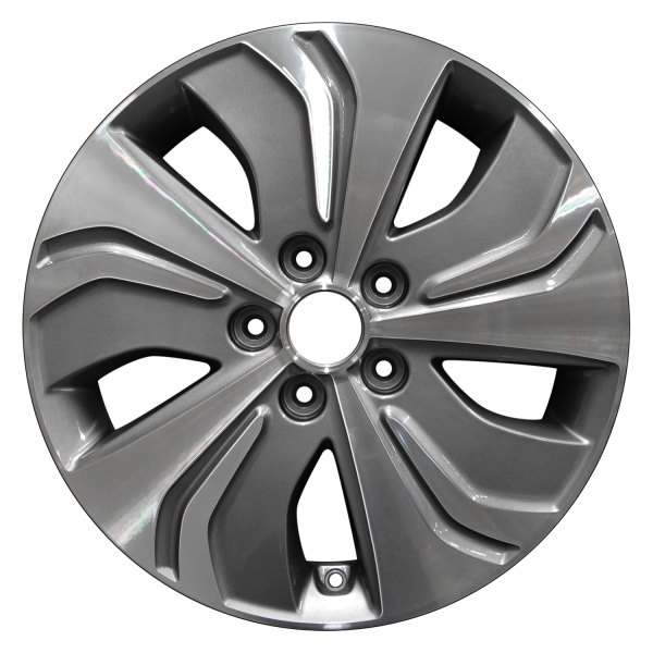 Perfection Wheel® - 17 x 6.5 5-Slot Brown Metallic Charcoal Machined Alloy Factory Wheel (Refinished)