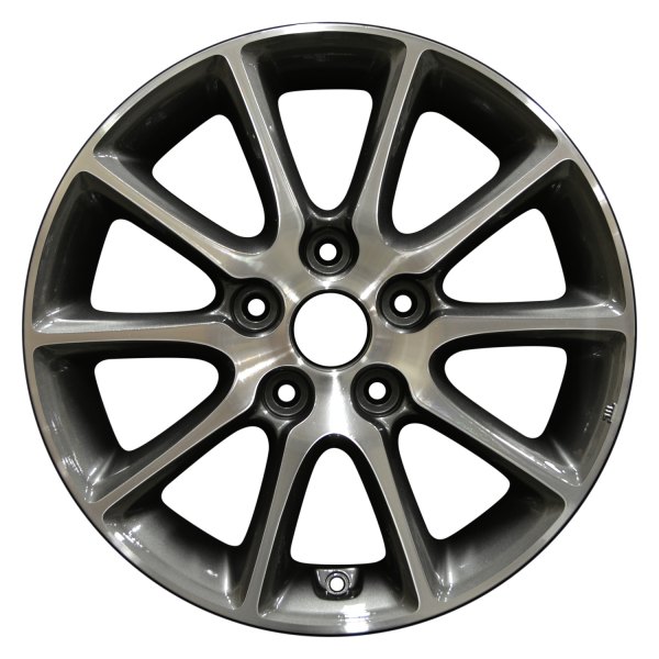 Perfection Wheel® - 16 x 6.5 5 V-Spoke Dark Granite Metallic Machined Alloy Factory Wheel (Refinished)