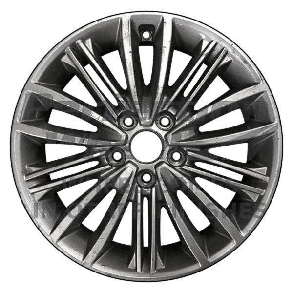 Perfection Wheel® - 17 x 7 20 Alternating-Spoke Dark Silver Full Face Alloy Factory Wheel (Refinished)