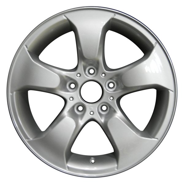 Perfection Wheel® - 17 x 8 5-Spoke Bright Medium Silver Full Face Alloy Factory Wheel (Refinished)