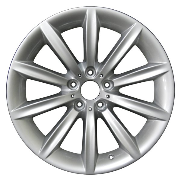 Perfection Wheel® - 19 x 10 10 I-Spoke Bright Fine Metallic Silver Full Face Alloy Factory Wheel (Refinished)