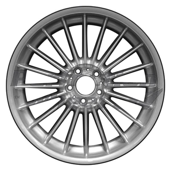 Perfection Wheel® - 21 x 10 20 I-Spoke Sparkle Silver Alloy Factory Wheel (Refinished)