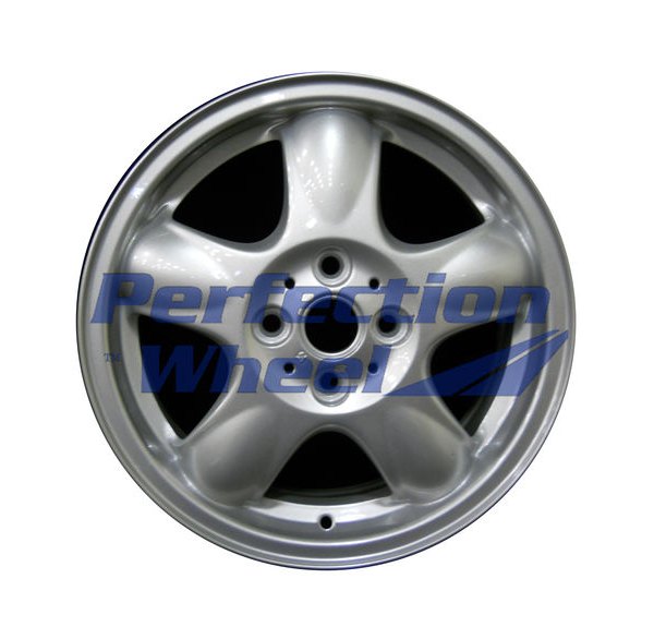 Perfection Wheel® - 15 x 5.5 5-Spoke Bright Metallic Silver Full Face Alloy Factory Wheel (Refinished)