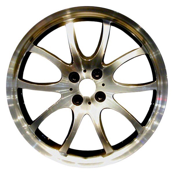 Perfection Wheel® - 18 x 7 5 V-Spoke Flat Matte Black Full Face Alloy Factory Wheel (Refinished)