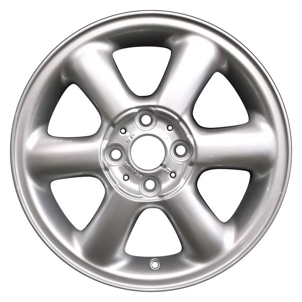 Perfection Wheel® - 15 x 5.5 6 I-Spoke Fine Bright Silver Full Face Alloy Factory Wheel (Refinished)
