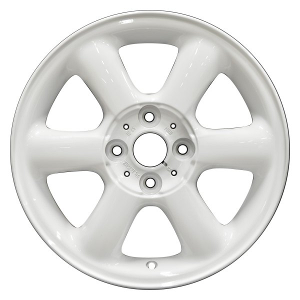 Perfection Wheel® - 15 x 5.5 6 I-Spoke Bright White Full Face Alloy Factory Wheel (Refinished)