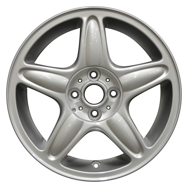 Perfection Wheel® - 16 x 6.5 5-Spoke Medium Sparkle Silver Full Face Alloy Factory Wheel (Refinished)