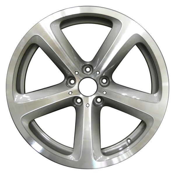 Perfection Wheel® - 19 x 8.5 5-Spoke Light Charcoal Machined Bright Alloy Factory Wheel (Refinished)