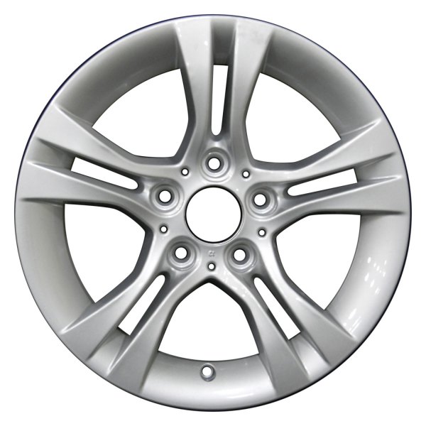 Perfection Wheel® - 16 x 7 Double 5-Spoke Bright Medium Silver Full Face Alloy Factory Wheel (Refinished)