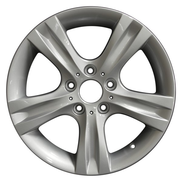 Perfection Wheel® - 17 x 7.5 5-Spoke Bright Medium Silver Full Face Alloy Factory Wheel (Refinished)