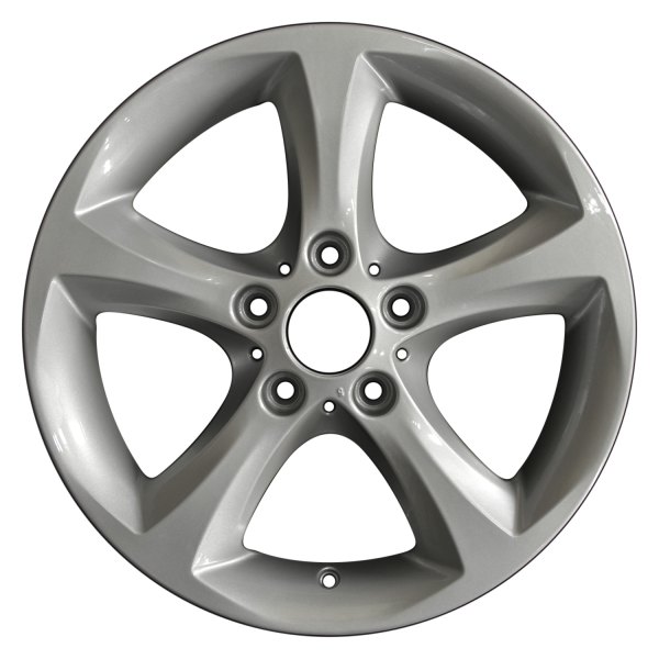 Perfection Wheel® - 17 x 7 5-Spoke Medium Sparkle Silver Full Face Alloy Factory Wheel (Refinished)