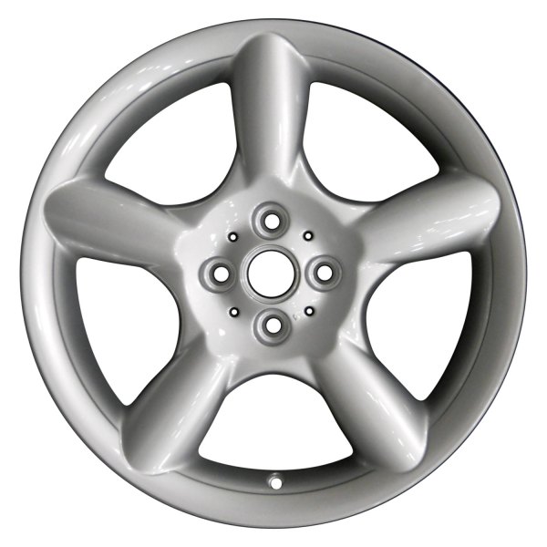 Perfection Wheel® - 17 x 7 5-Spoke Bright Medium Silver Full Face Alloy Factory Wheel (Refinished)