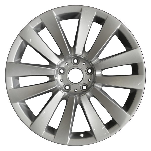 Perfection Wheel® - 20 x 8.5 6 V-Spoke Bright Medium Silver Full Face Alloy Factory Wheel (Refinished)