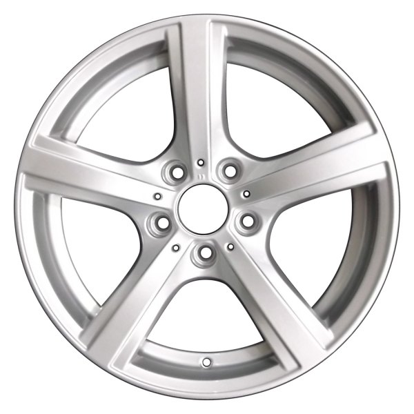 Perfection Wheel® - 17 x 8 5-Spoke Metallic Silver Full Face Alloy Factory Wheel (Refinished)