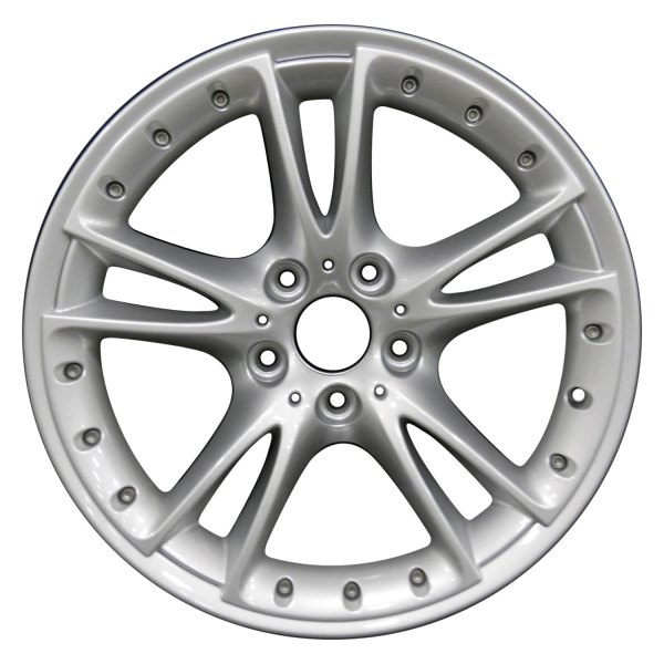 Perfection Wheel® - 18 x 8.5 5 V-Spoke Metallic Silver Full Face Alloy Factory Wheel (Refinished)