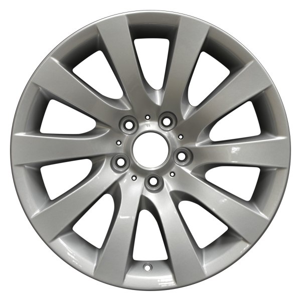 Perfection Wheel® - 18 x 8 10 Spiral-Spoke Medium Sparkle Silver Full Face Alloy Factory Wheel (Refinished)