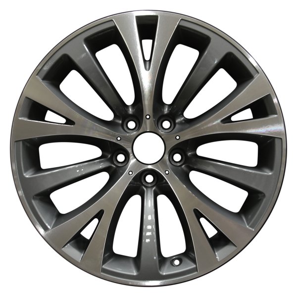 Perfection Wheel® - 19 x 9.5 5 W-Spoke Medium Metallic Charcoal Machined Alloy Factory Wheel (Refinished)