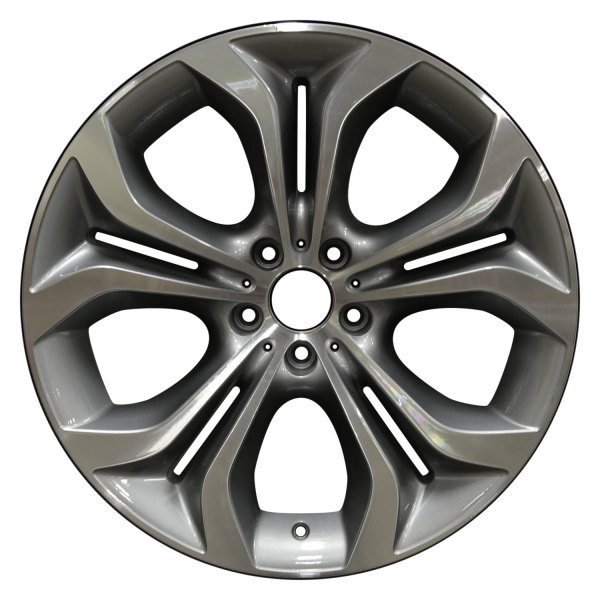 Perfection Wheel® - 20 x 11 5 V-Spoke Fine Metallic Silver Machined Alloy Factory Wheel (Refinished)