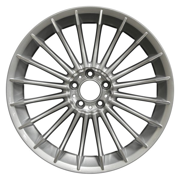 Perfection Wheel® - 21 x 8.5 20 I-Spoke Sparkle Silver Full Face Alloy Factory Wheel (Refinished)