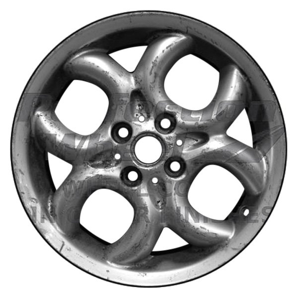 Perfection Wheel® - 16 x 6.5 4 V-Spoke Sparkle Silver Full Face Alloy Factory Wheel (Refinished)