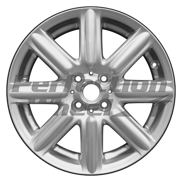 Perfection Wheel® - 16 x 6.5 8 I-Spoke Sparkle Silver Alloy Factory Wheel (Refinished)