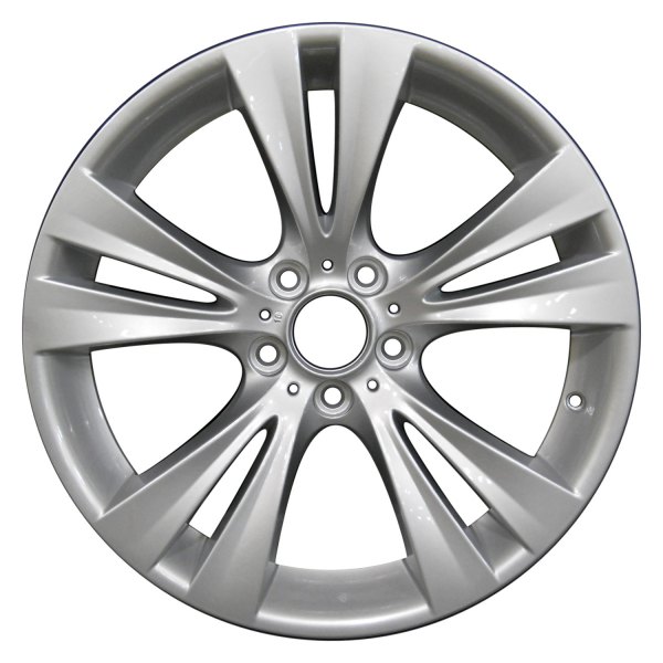 Perfection Wheel® - 19 x 8.5 5 V-Spoke Bright Medium Silver Full Face Alloy Factory Wheel (Refinished)