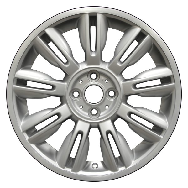 Perfection Wheel® - 17 x 7 9 I-Spoke Bright Fine Metallic Silver Flange Cut Semi Gloss Clear Alloy Factory Wheel (Refinished)