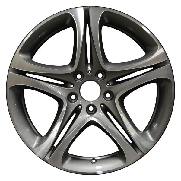 Perfection Wheel® - 19 x 8.5 Double 5-Spoke Medium Metallic Charcoal Full Face Alloy Factory Wheel (Refinished)