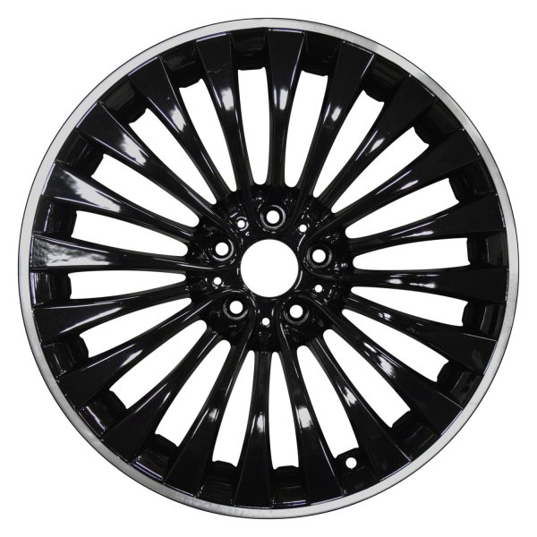Perfection Wheel® - 20 x 8.5 20 I-Spoke Black Lip Cut Barrel Alloy Factory Wheel (Refinished)