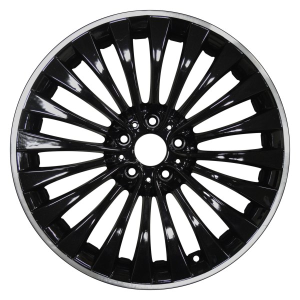 Perfection Wheel® - 20 x 9 20 I-Spoke Black Lip Cut Barrel Alloy Factory Wheel (Refinished)