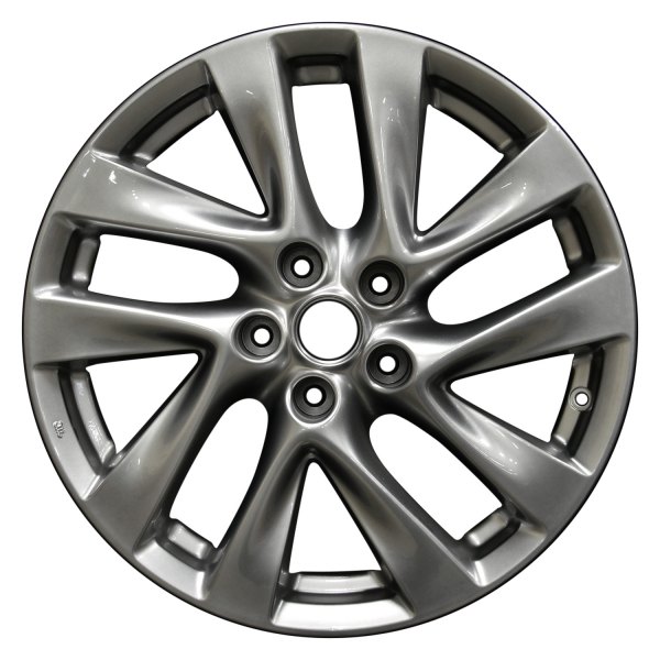 Perfection Wheel® - 18 x 7.5 10 Spiral-Spoke Hyper Medium Silver Full Face Alloy Factory Wheel (Refinished)