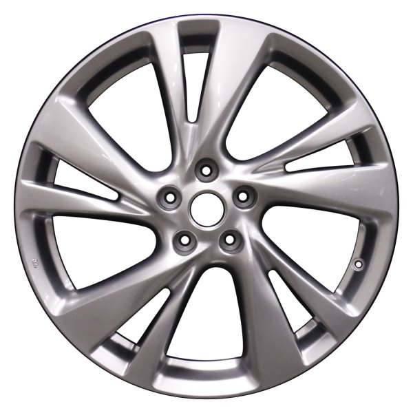 Perfection Wheel® - 20 x 7.5 10 Spiral-Spoke Hyper Medium Silver Full Face Alloy Factory Wheel (Refinished)