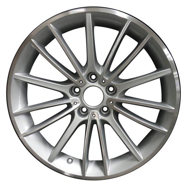 Perfection Wheel® - 19 x 8.5 5 W-Spoke Bright Sparkle Silver Machined Alloy Factory Wheel (Refinished)
