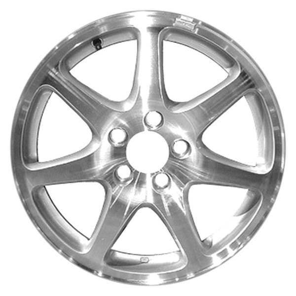 Perfection Wheel® - 16 x 7 7 I-Spoke Bright Fine Silver Machined Alloy Factory Wheel (Refinished)