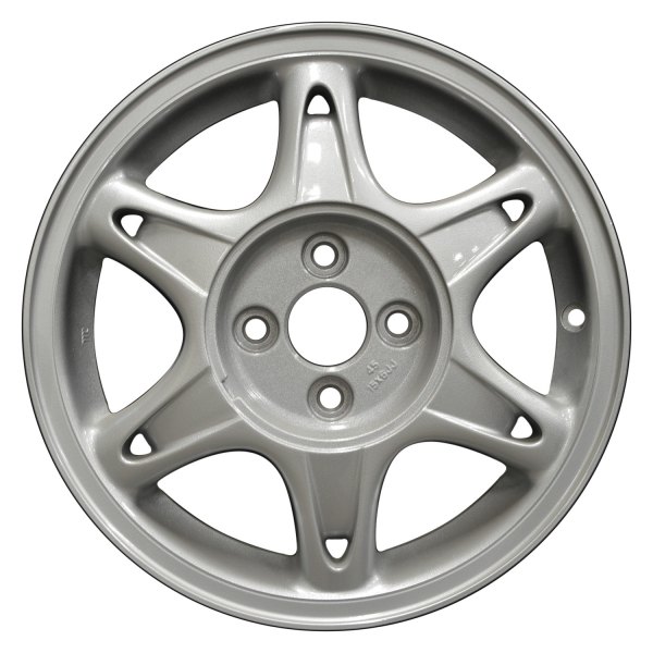 Perfection Wheel® - 15 x 6 6 I-Spoke Bright Fine Metallic Silver Machine Before Painting Alloy Factory Wheel (Refinished)