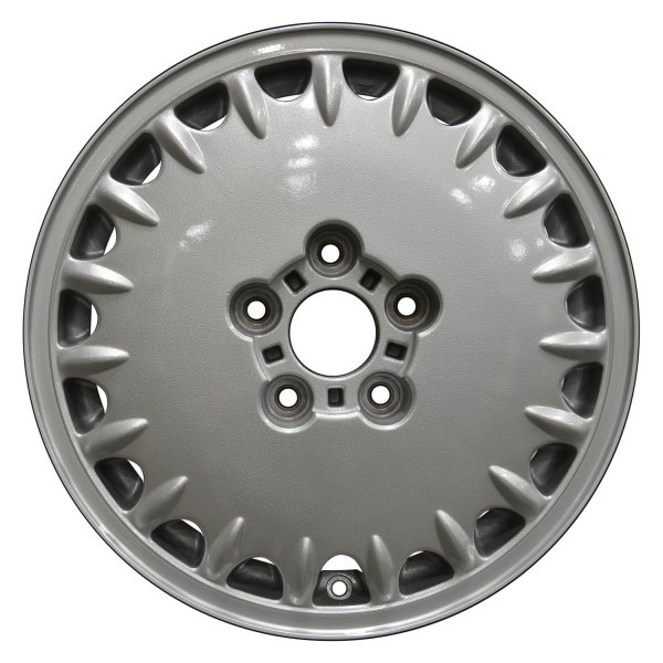 Perfection Wheel® - 16 x 6.5 19-Slot Bright Fine Metallic Silver Machine Before Painting Alloy Factory Wheel (Refinished)