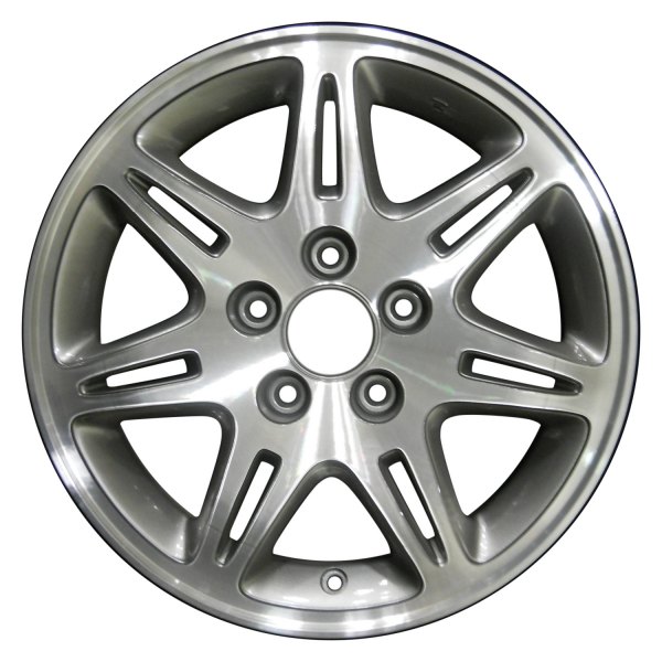 Perfection Wheel® - 16 x 6.5 7 V-Spoke Brown Metallic Charcoal Machined Alloy Factory Wheel (Refinished)