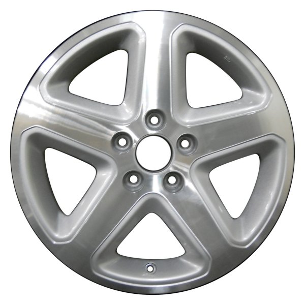 Perfection Wheel® - 17 x 7 5-Spoke Medium Sparkle Silver Machine Texture Alloy Factory Wheel (Refinished)