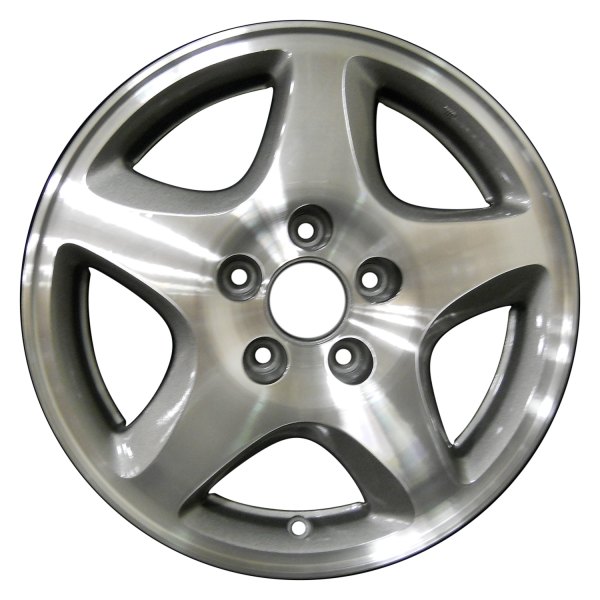 Perfection Wheel® - 16 x 6.5 5-Spoke Brown Metallic Charcoal Machine Texture Alloy Factory Wheel (Refinished)