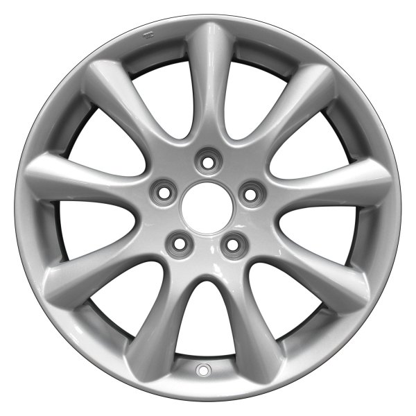 Perfection Wheel® - 17 x 7 9 I-Spoke Bright Fine Silver Full Face Alloy Factory Wheel (Refinished)