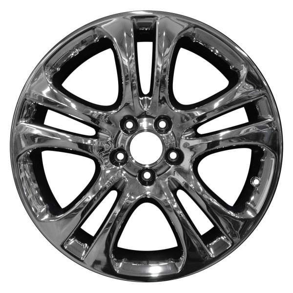 Perfection Wheel® - 19 x 8 Double 5-Spoke PVD Bright Full Face Alloy Factory Wheel (Refinished)